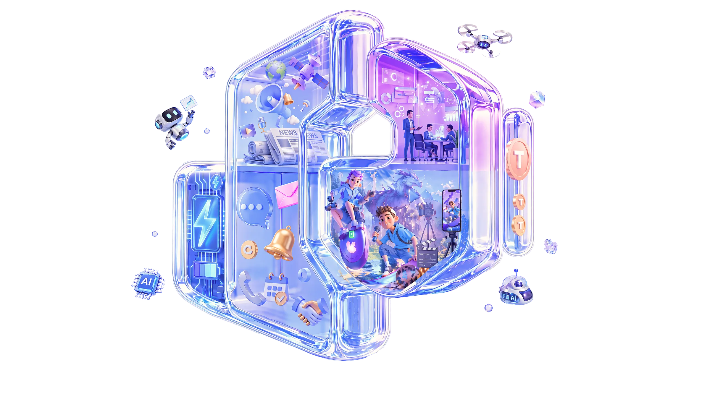 IPVISE — 汇聚创意场景的玻璃立方体